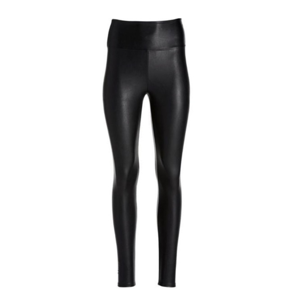 BOSTON PROPER Faux Leather Pull On Legging